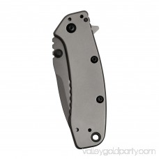 Kershaw Cryo II Pocket Knife (1556TI) 3.25-inch 8Cr13MoV Stainless Steel Blade and 410 Stainless Steel Handle, Full-Body Titanium Carbo-Nitride Coating, 4-Position Deep Carry Pocket Clip, 5.5 oz. 553633500